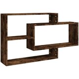  Stenska polica dimljeni hrast 104x20x58,5 cm konstruiran les, (20647122) | Shoptok.si