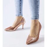 Gemre Pink sequin stiletto pumps Ernesto | Shoptok.si