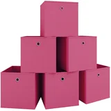 Set Zložljivih Zabojev Boxas, Pink, 6 Kos
