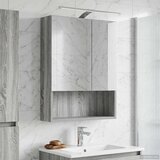  Kupaonski ormar s ogledalom Zidne Siva Sonoma 50 x 14 5 x 70 cm | shoptok.hr
