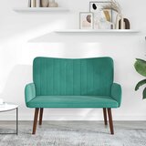 SOFA za dvije osobe Tirkizna 115 x 61 x 87 cm Baršun | shoptok.hr