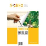  Etikete Sorex okrogle - Ø 90 mm, 100/1 | Shoptok.si