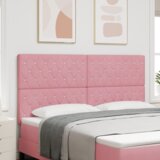  LED uzglavljica Ružičasta 90 cm Baršun | shoptok.hr