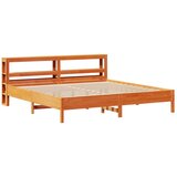 vidaXL Okvir kreveta bez madraca voštano smeđi 200x200 cm od borovine Cijene