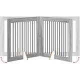  Vrata za pse s postoljem 2 pcs Siva sonoma 100 x 100 cm | Eponuda.ba