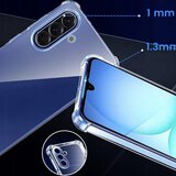Techsuit Shockproof Clear Silicone prozirna maskica otporna na udarce za Samsung Galaxy A17 5G / A17 4G | Shoptok.si