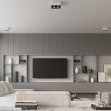 Nice Lamps bela stropna svetilka s kovinskim senčnikom 24x24 cm hydra – | Shoptok.si