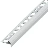 Profil Stopničast profil (aluminij, srebrna barva, 1 m x 8 mm)