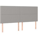  Box spring postelja z vzmetnico LED sv. siva 200x200 cm blago, (20727057) | Shoptok.si