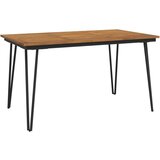  Vrtna garnitura - 5-dijelni vrtni blagovaonski set od bagremovog drva i metala - Dužina stola 140 cm 4 | shoptok.hr