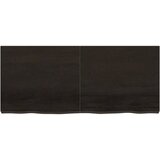  Kupaonska radna ploča tamnosmeđa 140x60x(2-6) cm tretirano drvo | shoptok.hr