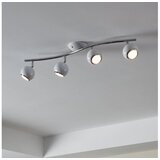 Eglo Bimeda spot/4, led, gu10, 4x3w, 4x240lm, bela/hrom | Eponuda.com