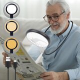 CUTEEFUN lupa za vrat z LED osvetlitvijo in 5x/15x povečavo Cene