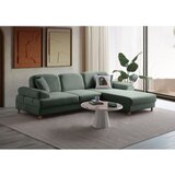 Atelier Del Sofa Aries Relax Right ugaona garnitura na razvlačenje 180 × 280 cm, zelena Cene
