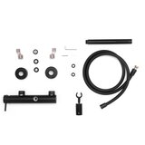 Paffoni LIG168DNO Light stenska armatura za tuš s tuš setom črna | Shoptok.si