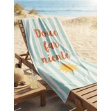 Sinsay Prugasti ručnik s natpisom Dolce far niente | shoptok.hr