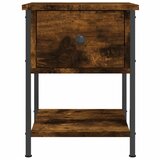  Noćni ormarići 2 kom boja hrasta 34x35,5x45cm konstruirano drvo | shoptok.hr