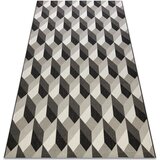 RugsX Preproge Preproga v videzu sisala FLAT 48624/690 KOCKI 140x200 cm Črna | Shoptok.si