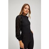 Marisse Black Blouse With Decorative Sleeves | Eponuda.ba