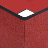 vidaXL Podloga za božićno drvce crveno-bijela 48 x 48 x 25 cm | shoptok.hr