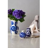 Kähler Design Plava ručno oslikana vaza od kamenine Tulle – | shoptok.hr