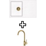 Aquasanita Set Tesa SQT101AW + Vida PVD Zlato/Alba | shoptok.hr