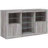 Komoda s LED svjetlima boja sivog hrasta 123x37x67 cm | Eponuda.ba