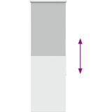 Rolo zavjesa Blackout svijetlo siva 40x130 cm Širina tkanine | Shoptok.si