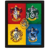 Pyramid International Proizvod sa nedostatkom - OUTLET - Harry Potter (Colourful Crests) - Framed ( 051926 ) | ePonuda.com