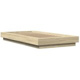  Okvir za krevet boja hrasta 90 x 190 cm od konstruiranog drva | Eponuda.ba
