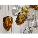  LED kristalni plafonski luster AVARA LED/24W/230V Ø 40 cm sjajni hrom + daljinski upravljač | Eponuda.com