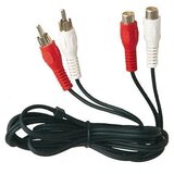 GSC AUDIO Kabl 2RCA MUŠKI NA 2RCA ŽENSKI 2.5M | Eponuda.com