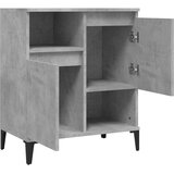  Komoda siva boja betona 60x35x70 cm od konstruiranog drva | shoptok.hr