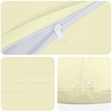  Presvlaka za jastuk 6 pcs HEERLEN Krem Ø 60 cm Poliester | shoptok.hr