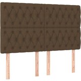  Box spring postelja z vzmetnico temno rjava 160x200 cm blago, (20899395) | Shoptok.si