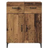 vidaXL Strani šal Star les 34 x 69,5 x 90 cm Konstruiran les | Shoptok.si