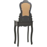 vidaXL Toaletni stolić sa stolcem sivi 50x59x136 cm od drva paulovnije | shoptok.hr