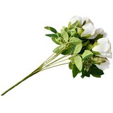  Umjetni buket Ruža bijela 46 cm | shoptok.hr