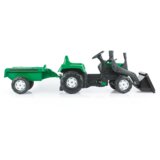 Dolu Traktor na pedale Ranchero sa prikolicom i utovarivačem | ePonuda.com