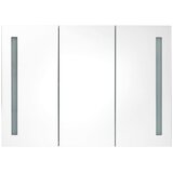  LED kupaonski ormarić s ogledalom 89 x 14 x 62 cm boja hrasta | shoptok.hr
