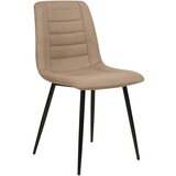 XXXL STOL, les, kovina, tekstil rjava, črna | Shoptok.si
