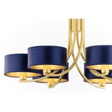 Jupiter 2095 - Luster na lancu ARTHUR 6xE27/15W/230V plava/zlatna | Eponuda.com