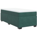  The Living Store Box spring postelja z vzmetnico temno zelena 100x200 cm žamet - Box Spring Postelja, (21489782) | Shoptok.si