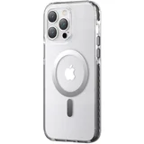 Magnetni ovitek za iPhone 14 Plus MagSafe PQY Ice Crystal Series siv, (21522051)