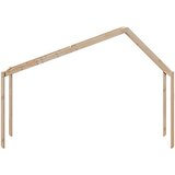 Krov za dječji krevet 203 x 80,5 x 142 cm od masivne borovine | shoptok.hr