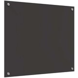 vidaXL Kuhinjski štit Tamno siva Kaljeno staklo 70 x 60 x 0.6 cm | shoptok.hr