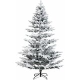  Umjetno božićno drvce s kuglicom 180 cm 300 LED lampica - Zelena i bijela 180 cm s LED-ima i ružičastim lopticama | shoptok.hr