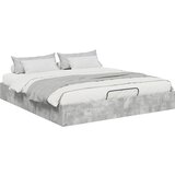 vidaXL Ottomanska postelja Betonsko siva 193 x 120 x 25 cm, (5000121340) | Shoptok.si