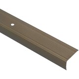  Profili za rubove stepenica 10 pcs Smeđa 67 x 3 x 2 cm Aluminij | shoptok.hr