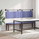  Držeće uzglavlje Zidne Traper plava 210 x 55 x 5 cm tkanina - Trapere plave boje 200 cm bez LED svjetla | shoptok.hr